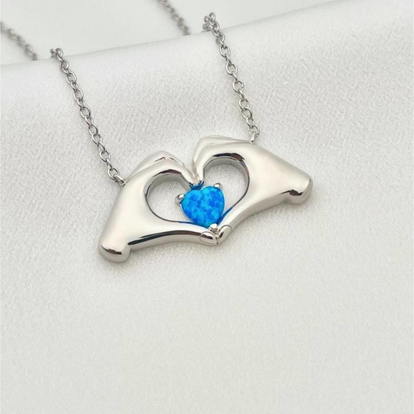 Medical Professionals Jewelry Opal Healthcare Love Necklace NWT - Picture 1 of 4